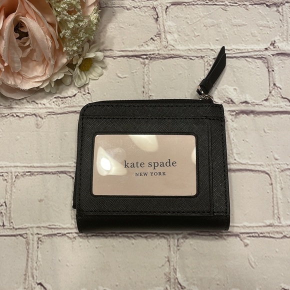 NWT Kate Spade Black Cameron Small Bifold Wallet - Picture 2 of 6